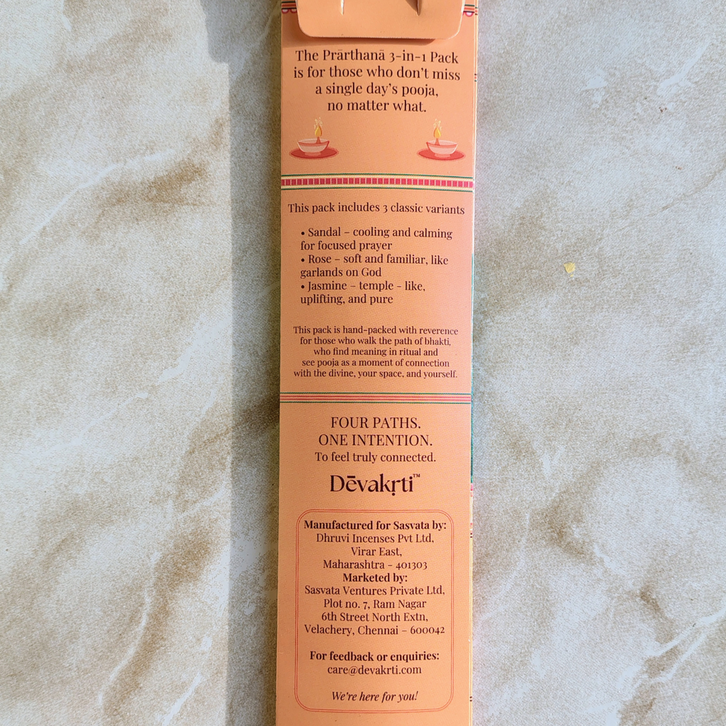 Prarthana Series Incense Sticks (15 Sticks)