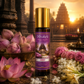 Devakrti Dew Temple-Inspired Attar Roll-On | Pink Lotus, Champaka & Jasmine Fragrance | Alcohol-Free Long-Lasting Perfume Oil | Travel-Friendly | 10ml