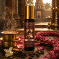 Devakrti Risen Temple-Inspired Attar Roll-On | Coffee, Rose & Vanilla Fragrance | Alcohol-Free Long-Lasting Perfume Oil | Travel-Friendly | 10ml