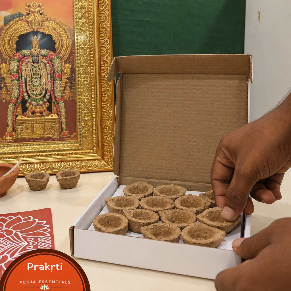 Prakrti Panchgavya Diya Lamps | Pack of 12